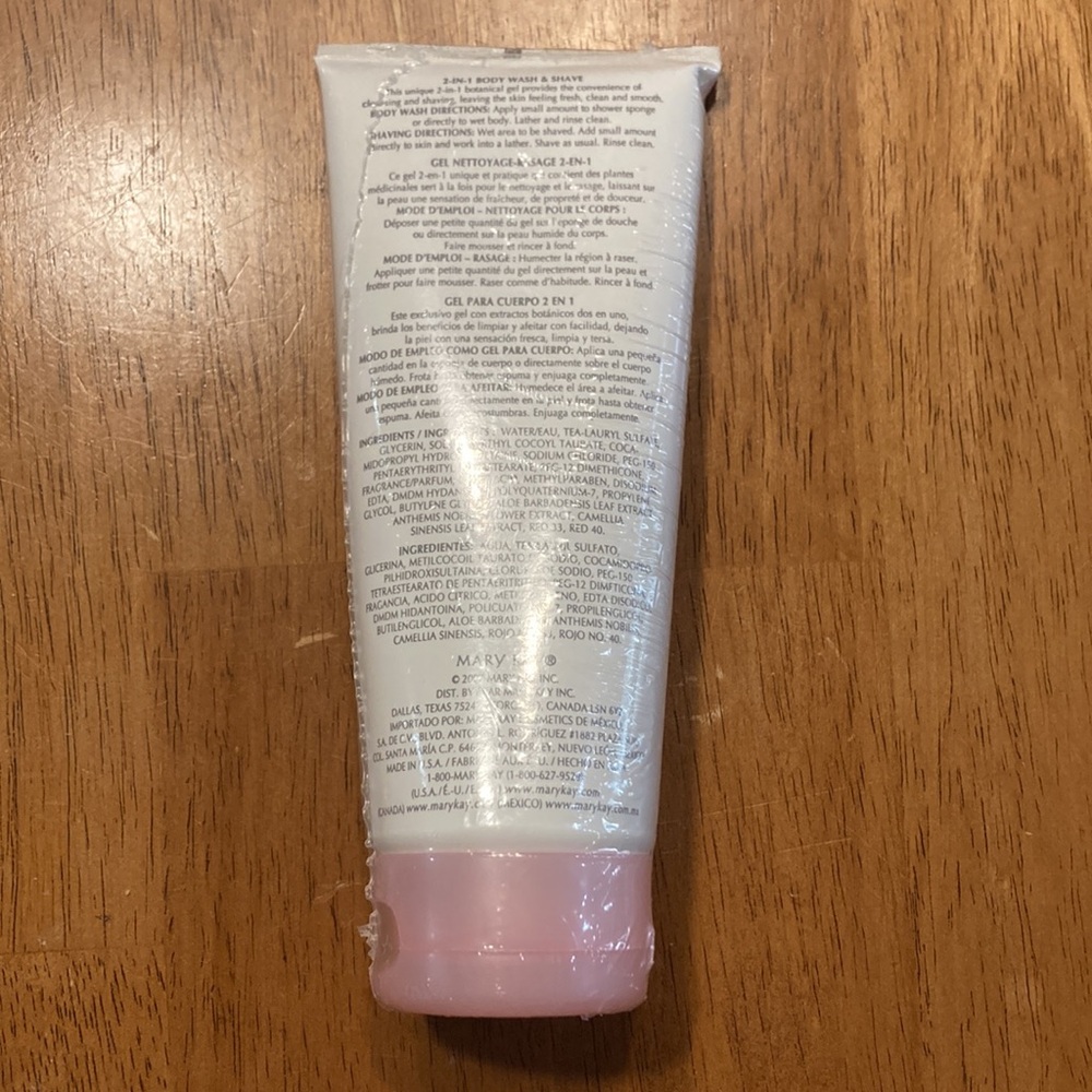 Mary Kay 2-In-1 Body Wash and Shave Gel sealed new - Picture 2 of 2